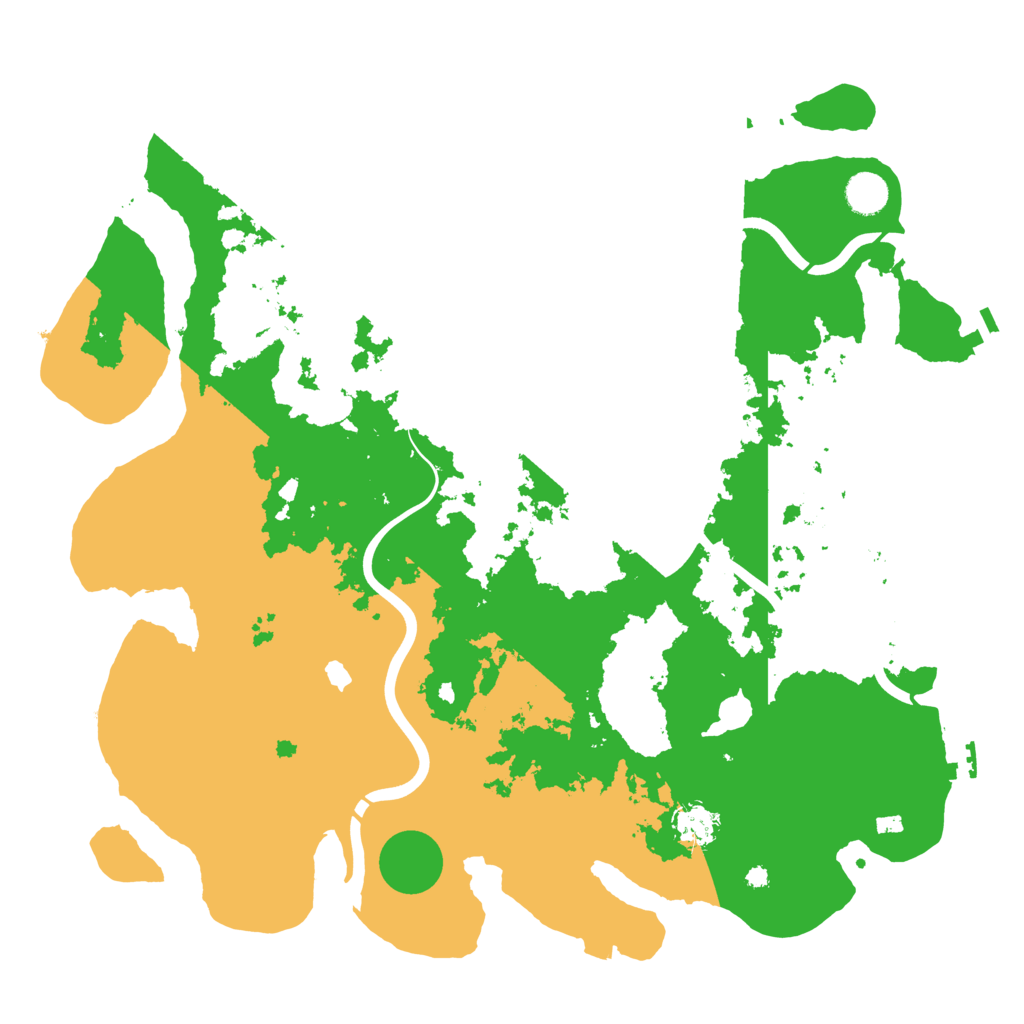 Biome Rust Map: Procedural Map, Size: 4250, Seed: 2040625133