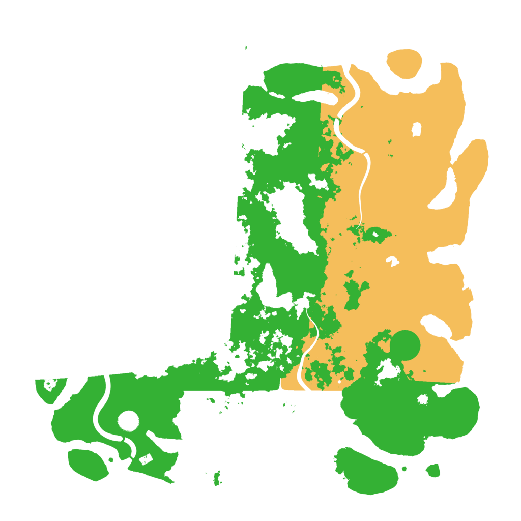 Biome Rust Map: Procedural Map, Size: 4500, Seed: 588636059