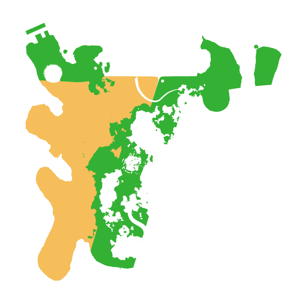 Biome Rust Map: Procedural Map, Size: 3000, Seed: 27193