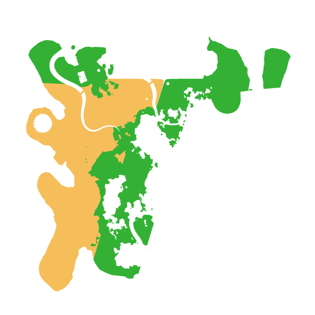 Biome Rust Map: Procedural Map, Size: 3000, Seed: 27193