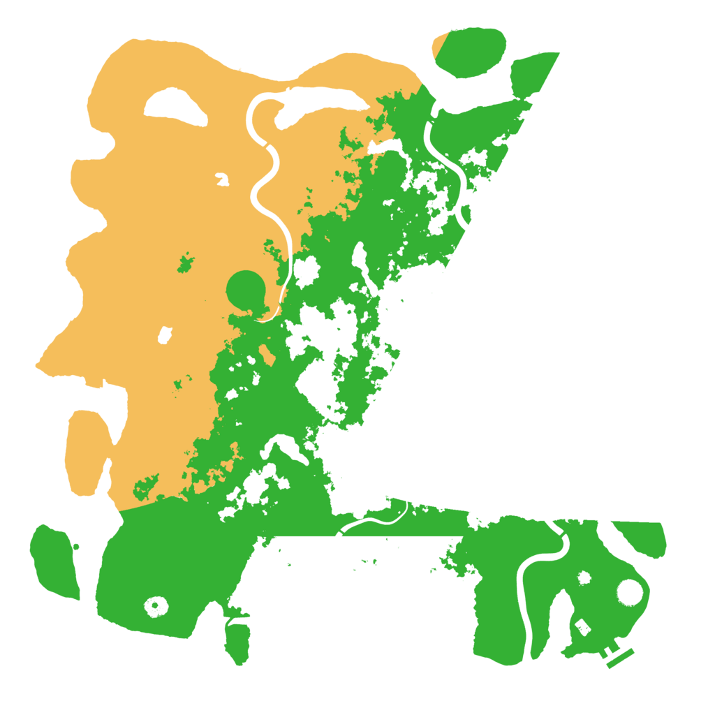 Biome Rust Map: Procedural Map, Size: 4800, Seed: 211827251