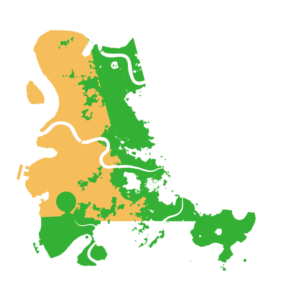 Biome Rust Map: Procedural Map, Size: 3900, Seed: 557957717
