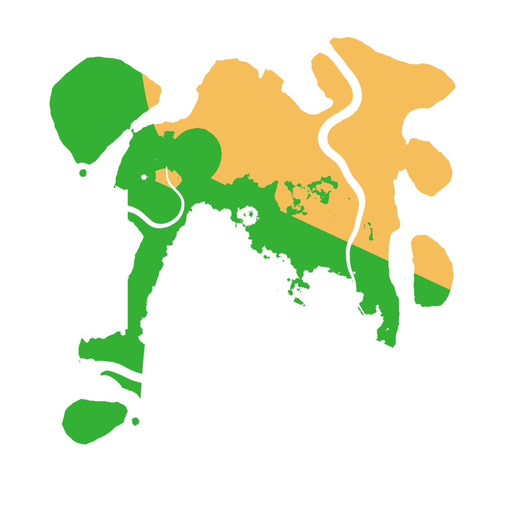 Biome Rust Map: Procedural Map, Size: 2700, Seed: 830755700