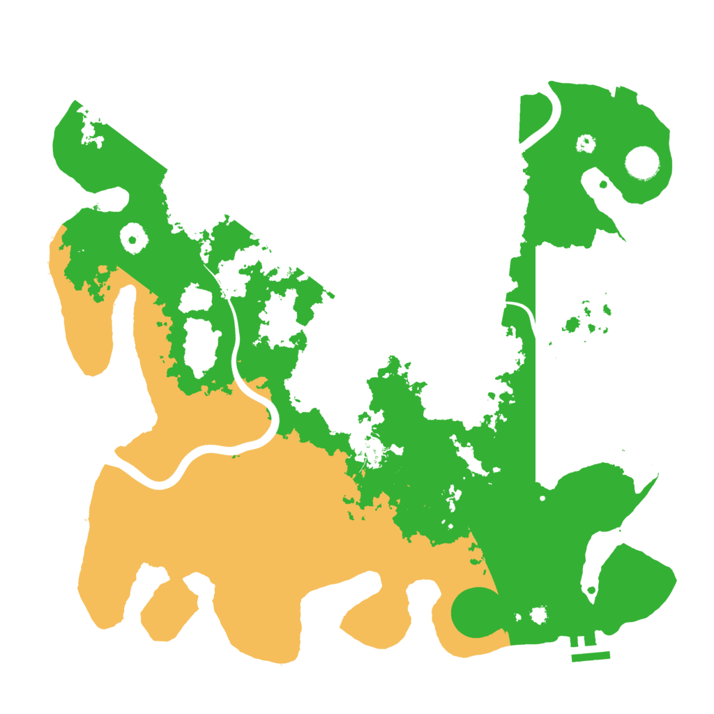 Biome Rust Map: Procedural Map, Size: 3750, Seed: 1388899053