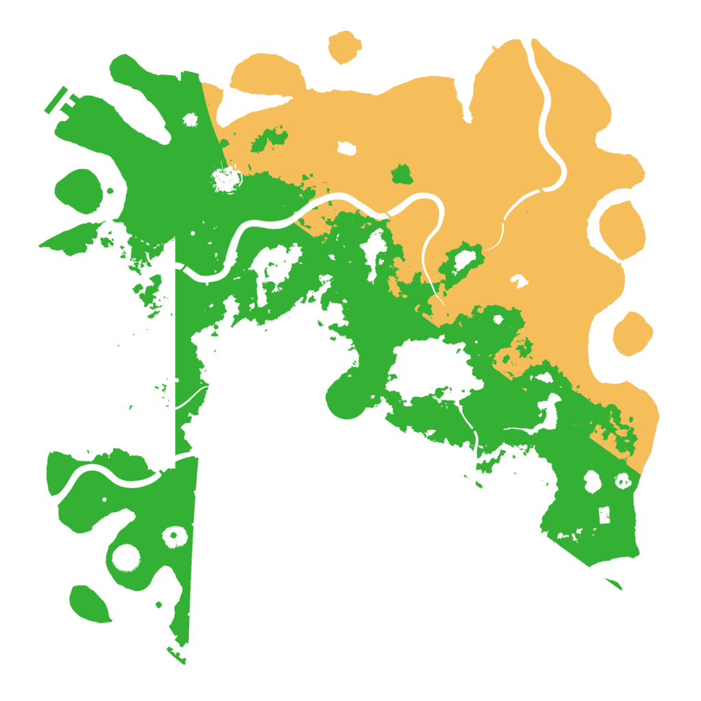 Biome Rust Map: Procedural Map, Size: 4500, Seed: 670096856