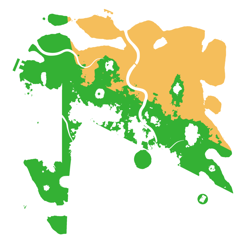 Biome Rust Map: Procedural Map, Size: 3800, Seed: 1139589575