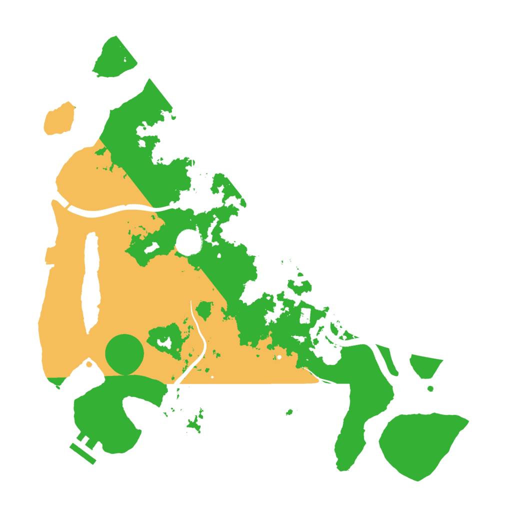 Biome Rust Map: Procedural Map, Size: 3500, Seed: 1734289863