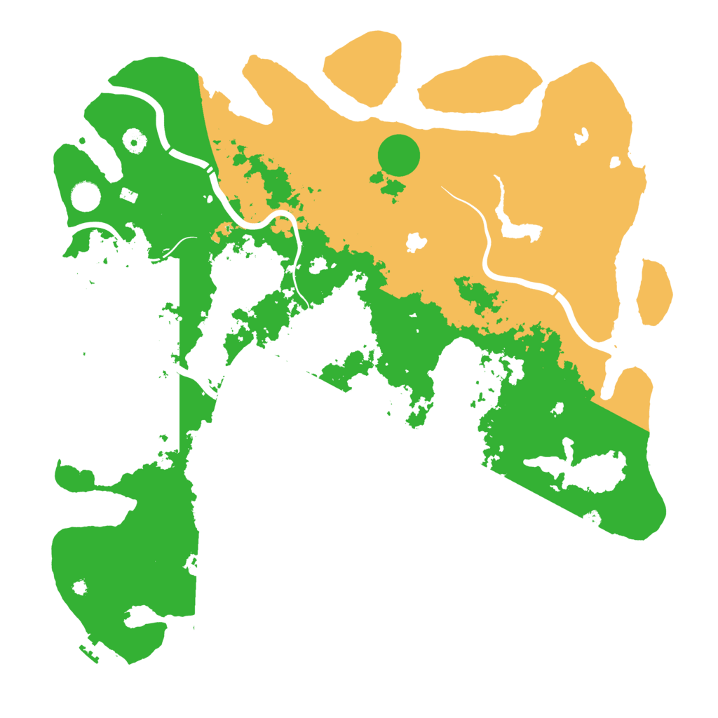 Biome Rust Map: Procedural Map, Size: 4500, Seed: 1049319385