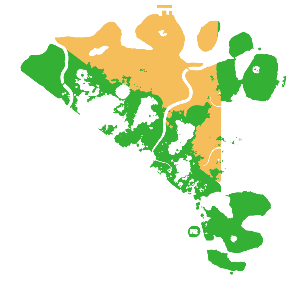 Biome Rust Map: Procedural Map, Size: 4000, Seed: 1611200760