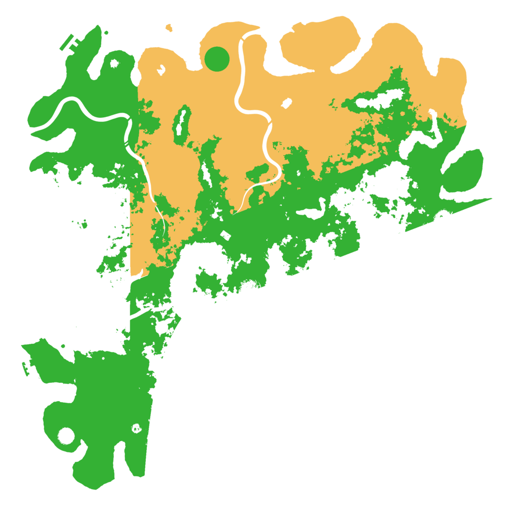 Biome Rust Map: Procedural Map, Size: 5500, Seed: 1210791624
