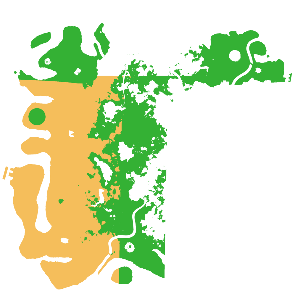 Biome Rust Map: Procedural Map, Size: 4700, Seed: 33016321