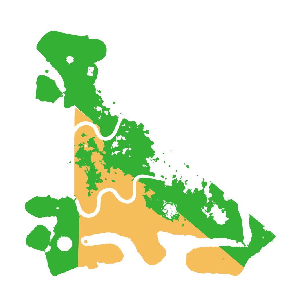 Biome Rust Map: Procedural Map, Size: 3500, Seed: 775897124