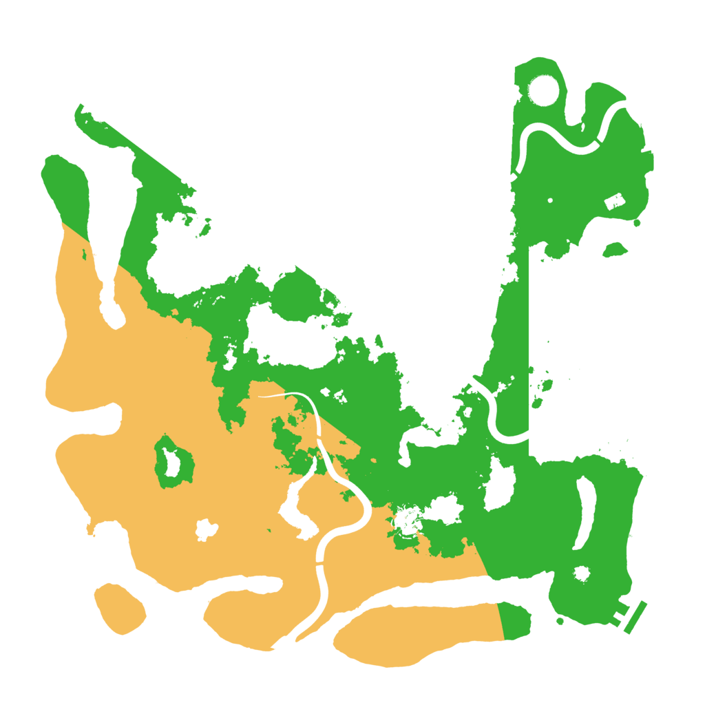 Biome Rust Map: Procedural Map, Size: 4000, Seed: 972823919