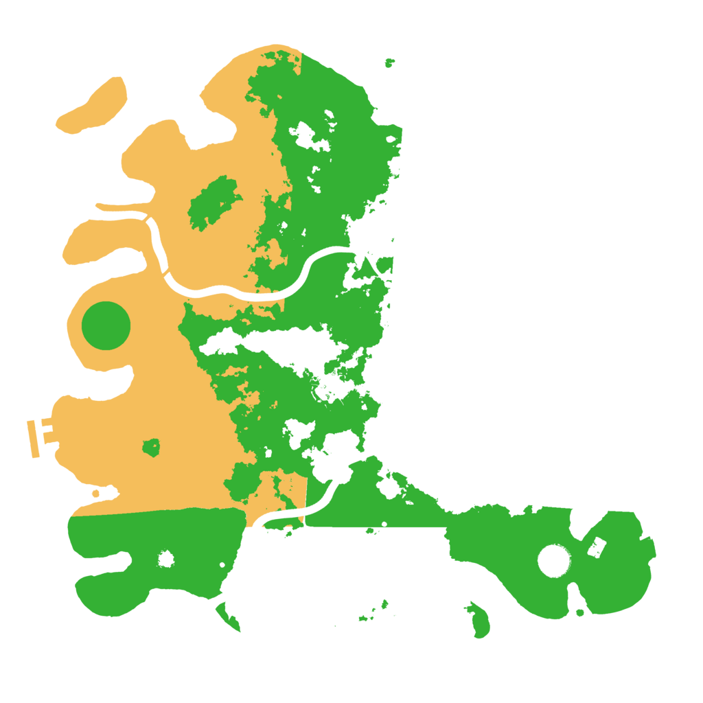 Biome Rust Map: Procedural Map, Size: 3800, Seed: 328014