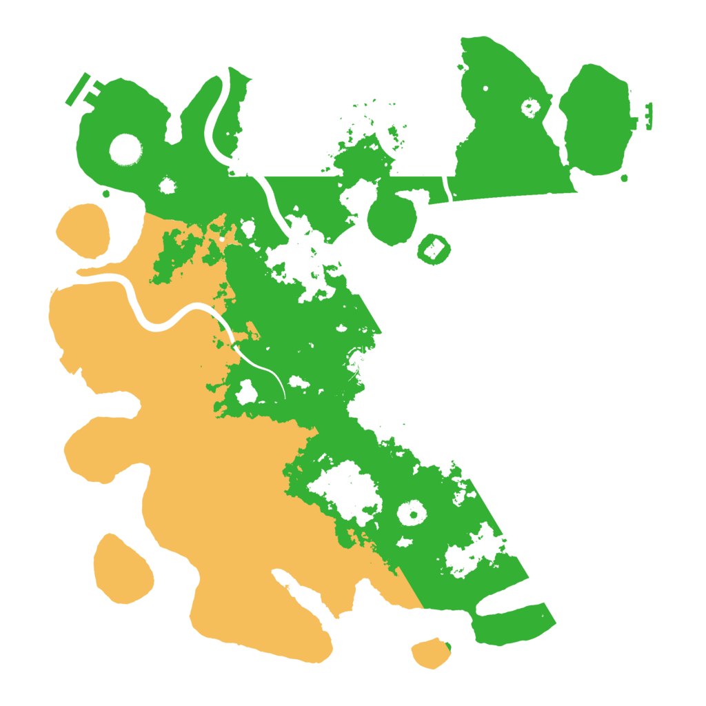 Biome Rust Map: Procedural Map, Size: 3900, Seed: 366174520