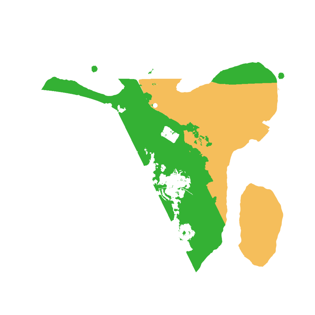 Biome Rust Map: Procedural Map, Size: 2000, Seed: 1315903655