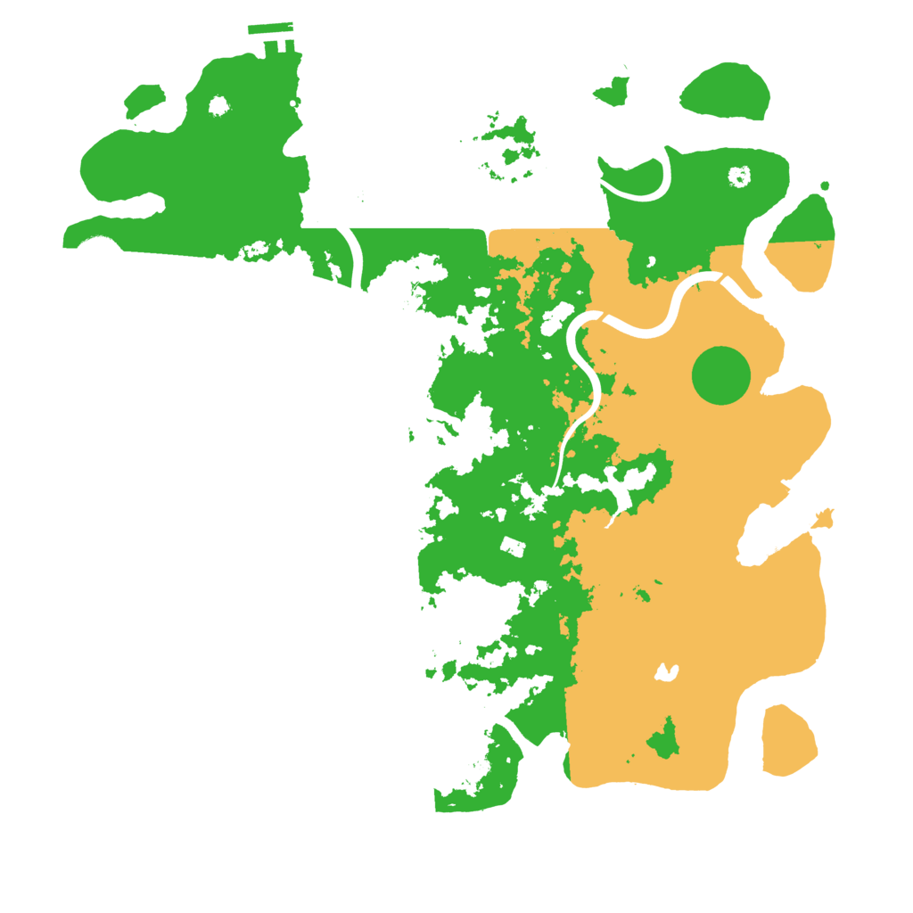 Biome Rust Map: Procedural Map, Size: 4100, Seed: 41000