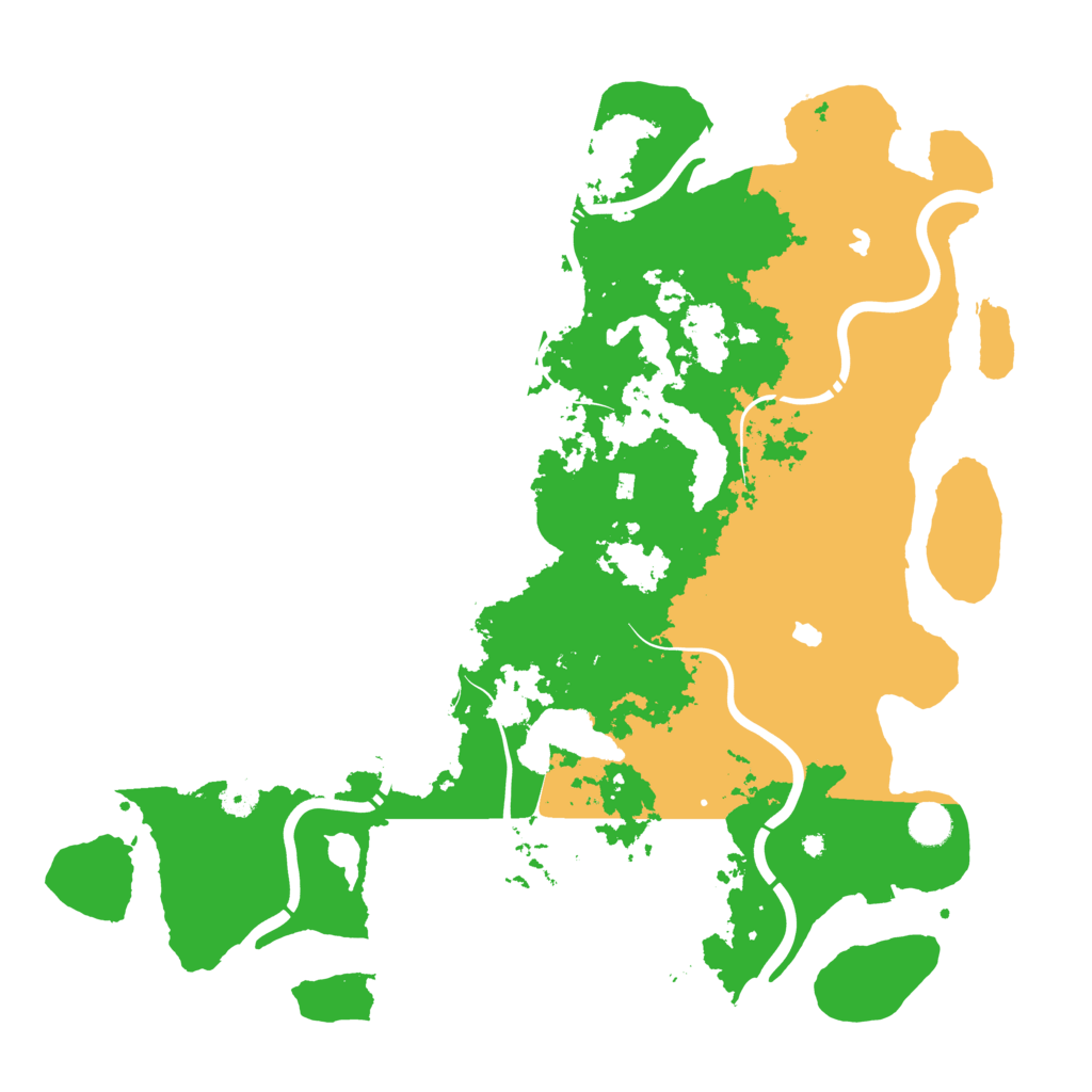 Biome Rust Map: Procedural Map, Size: 4500, Seed: 283059644