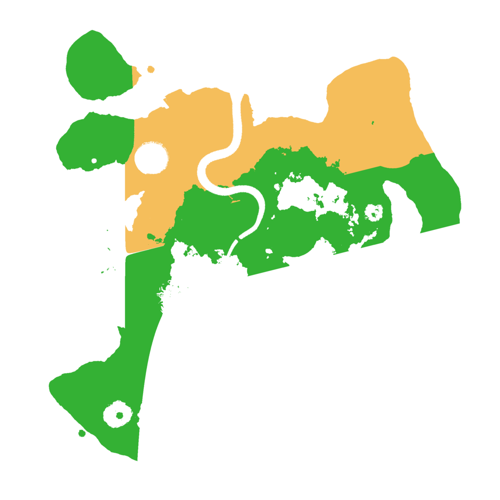 Biome Rust Map: Procedural Map, Size: 2800, Seed: 1785657307