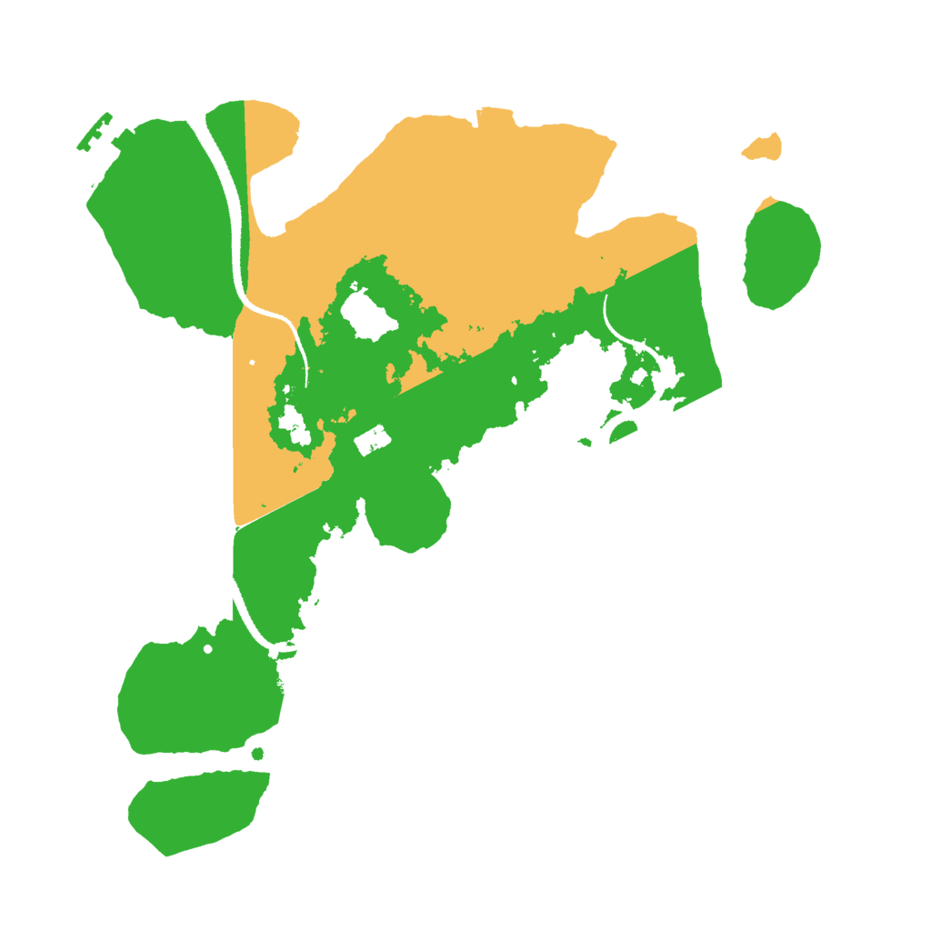 Biome Rust Map: Procedural Map, Size: 3000, Seed: 1546800021