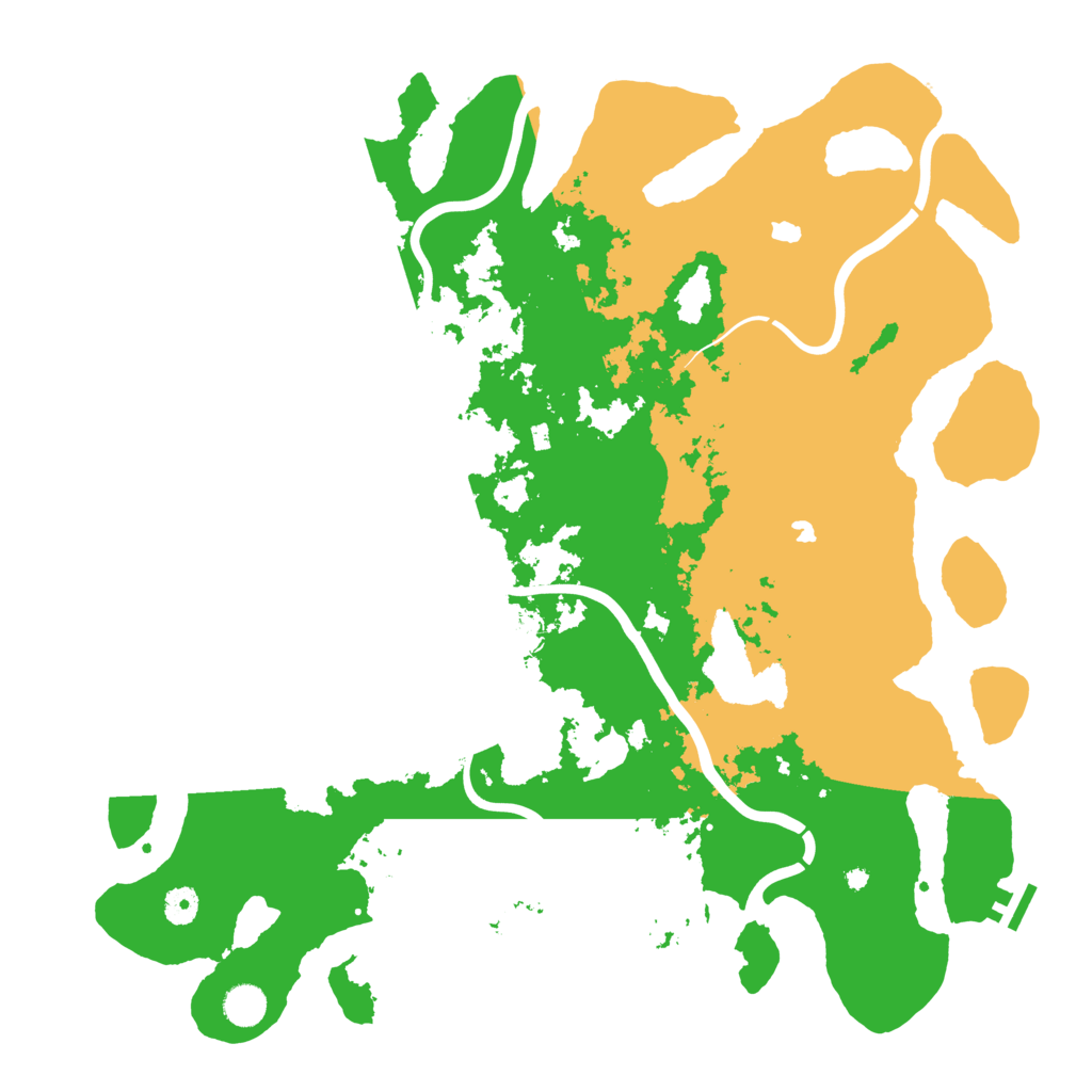 Biome Rust Map: Procedural Map, Size: 4500, Seed: 269442228
