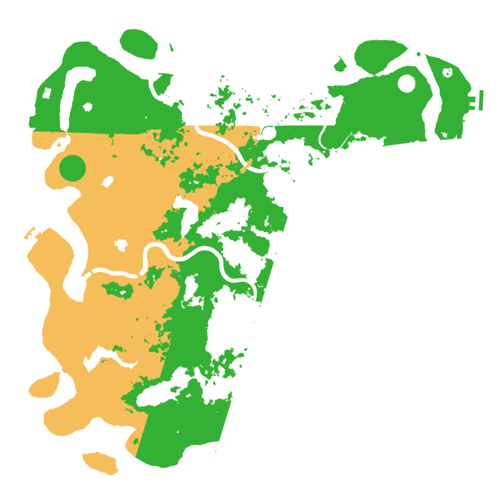 Biome Rust Map: Procedural Map, Size: 5000, Seed: 478105985