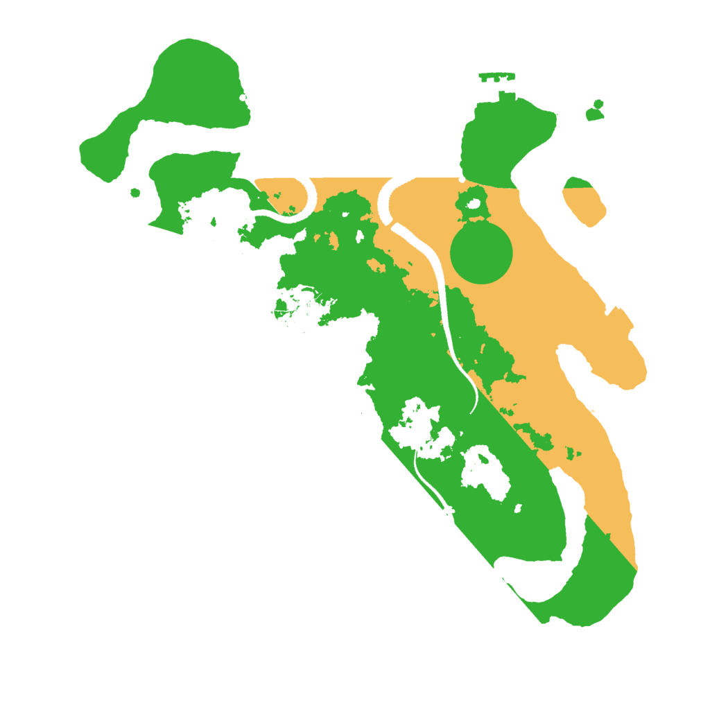 Biome Rust Map: Procedural Map, Size: 3000, Seed: 16797092