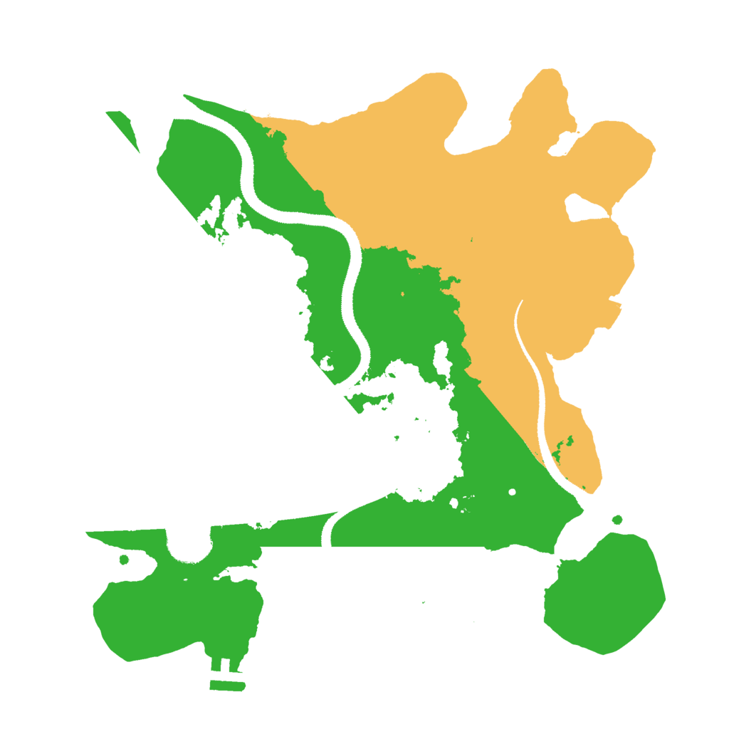 Biome Rust Map: Procedural Map, Size: 3000, Seed: 1554481257