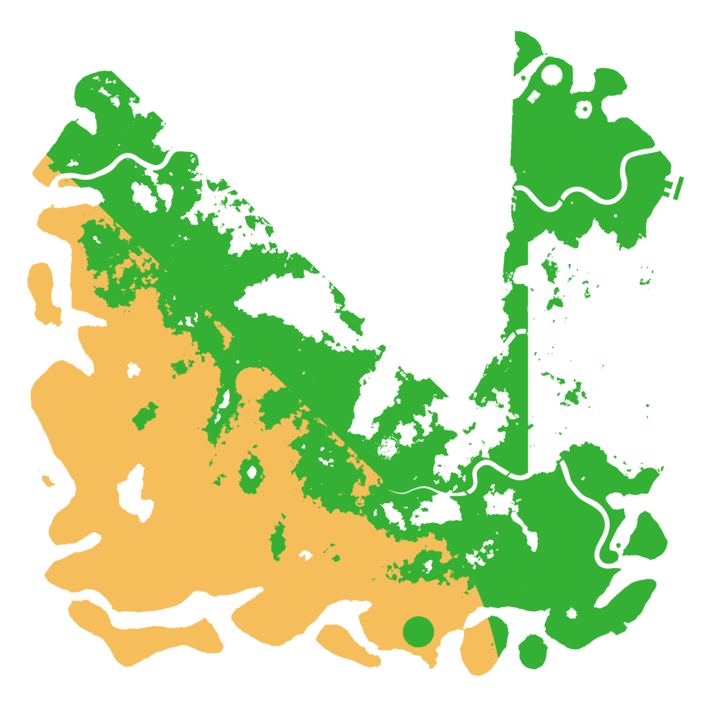 Biome Rust Map: Procedural Map, Size: 6000, Seed: 363458447