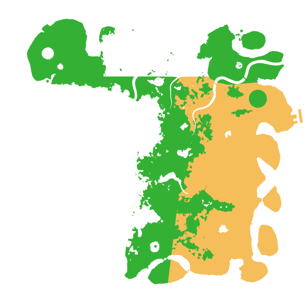 Biome Rust Map: Procedural Map, Size: 4500, Seed: 1622075194