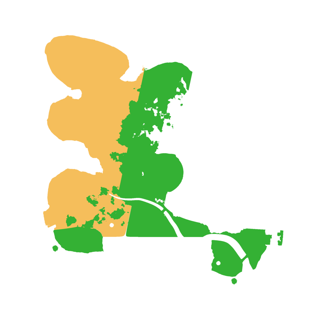 Biome Rust Map: Procedural Map, Size: 2200, Seed: 1976235036