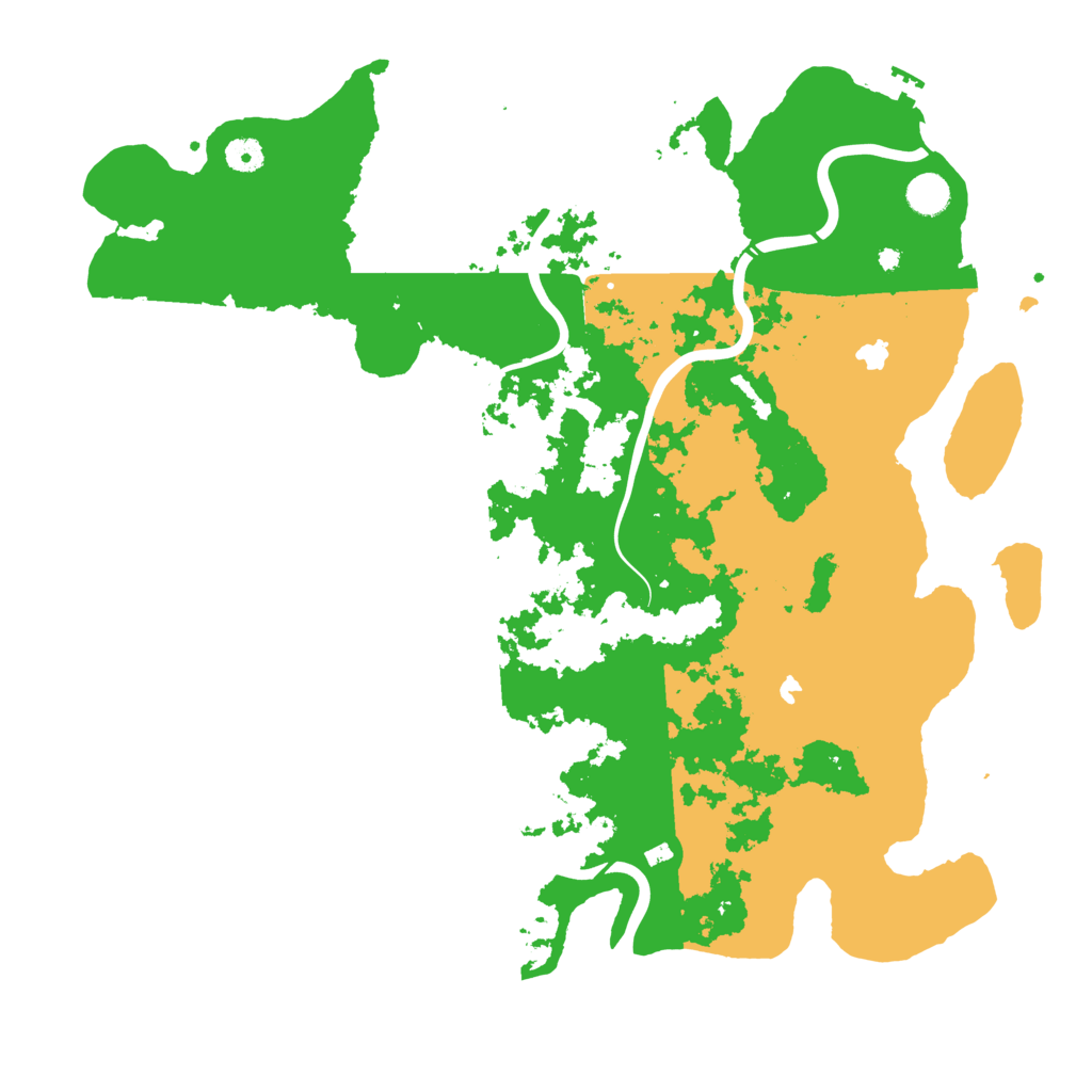 Biome Rust Map: Procedural Map, Size: 4500, Seed: 41000