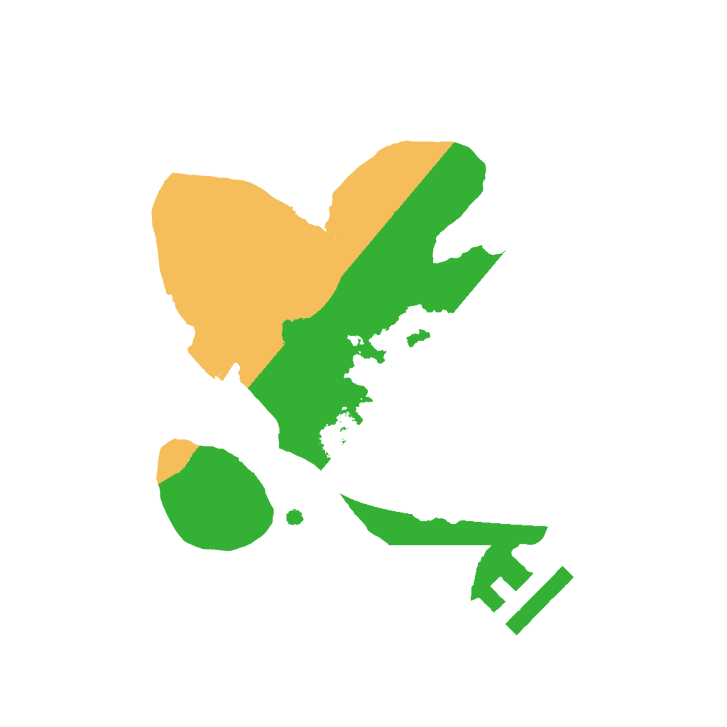 Biome Rust Map: Procedural Map, Size: 1800, Seed: 950410808