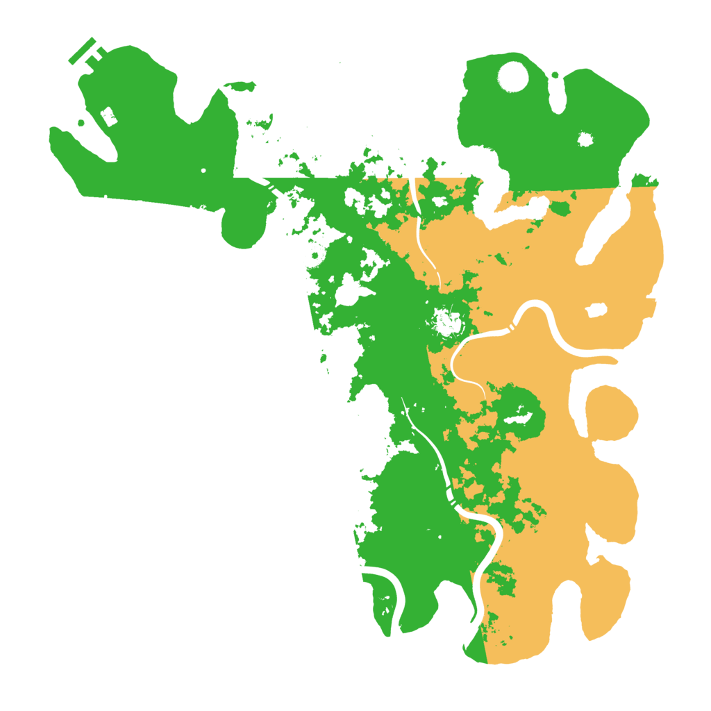 Biome Rust Map: Procedural Map, Size: 4250, Seed: 753779997