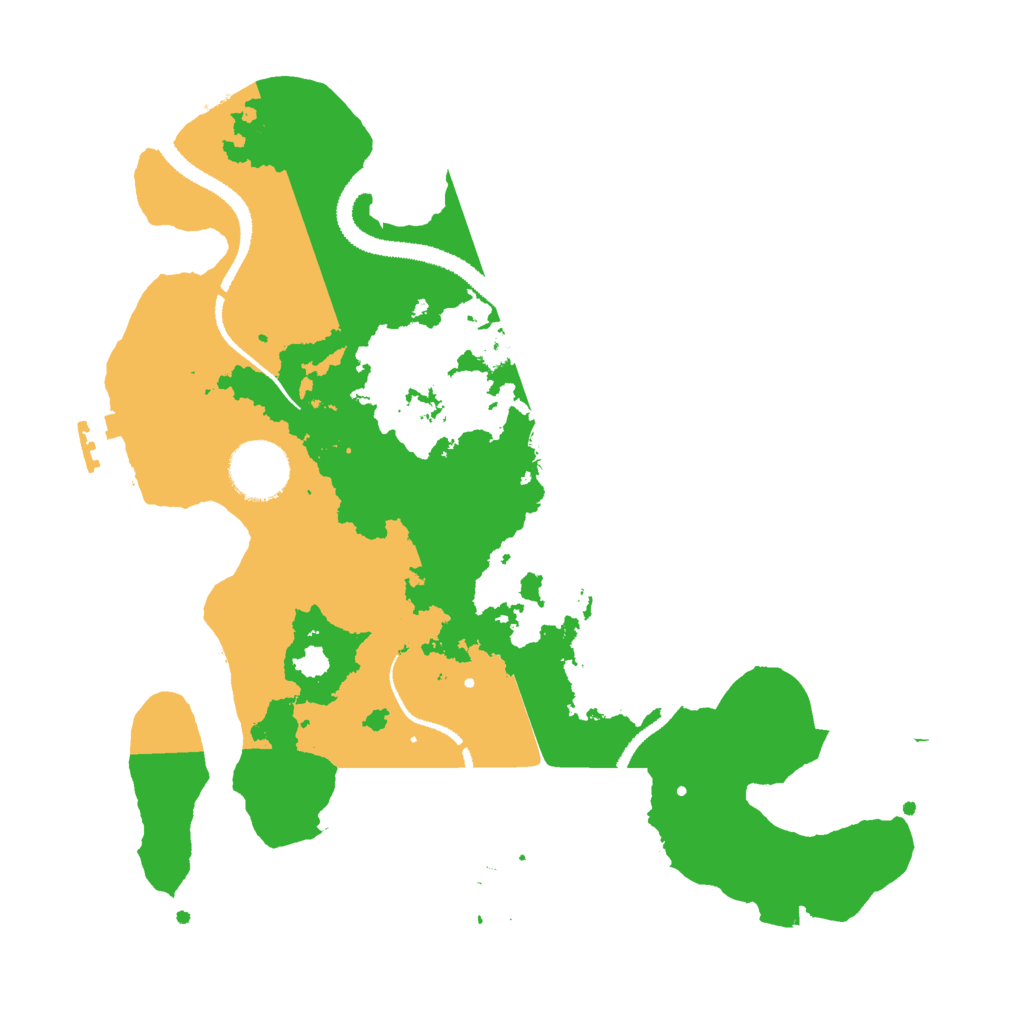 Biome Rust Map: Procedural Map, Size: 3000, Seed: 1966097574