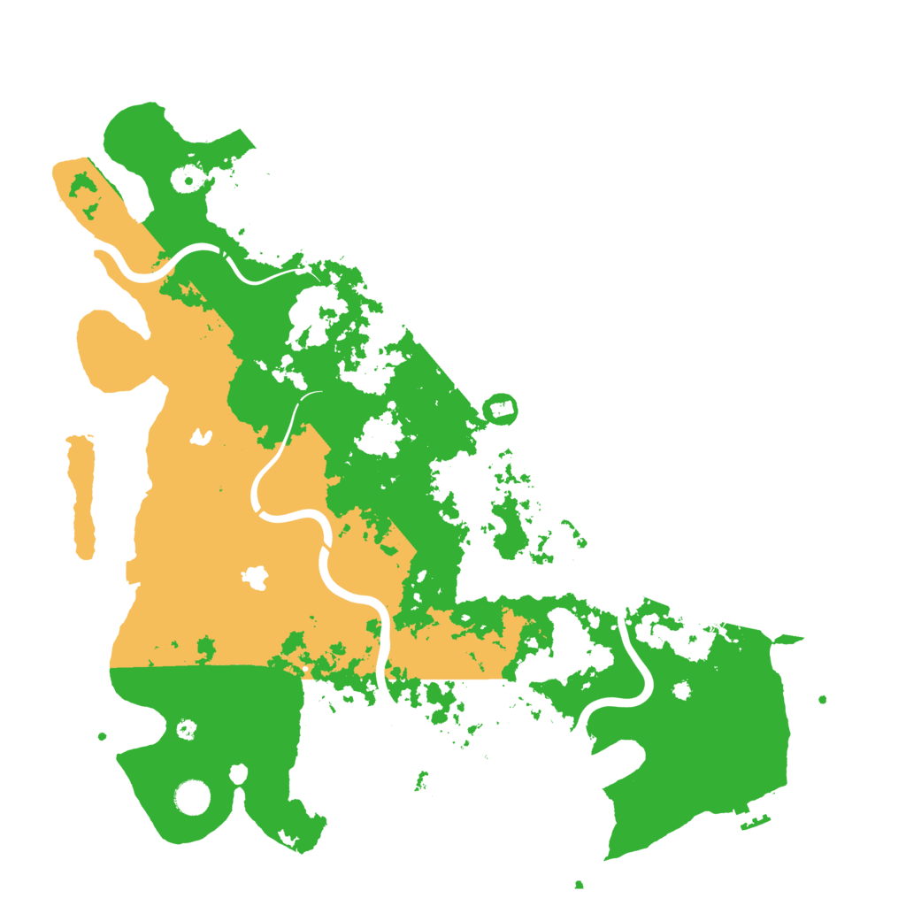Biome Rust Map: Procedural Map, Size: 4500, Seed: 229110