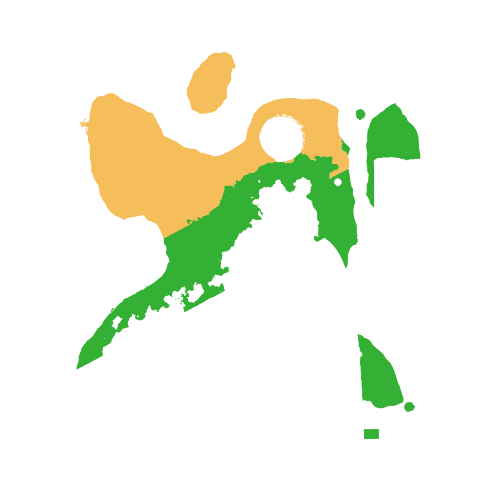 Biome Rust Map: Procedural Map, Size: 2000, Seed: 9464