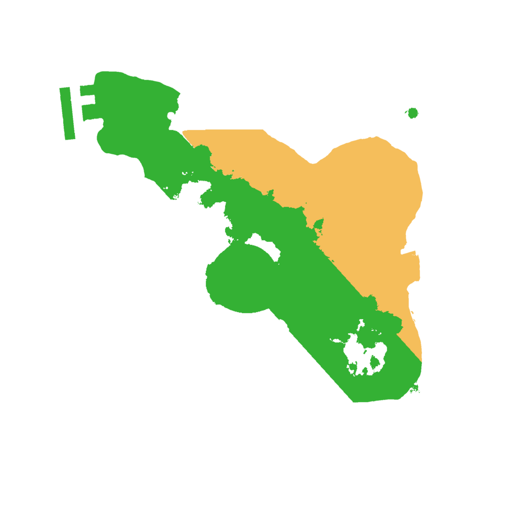 Biome Rust Map: Procedural Map, Size: 2000, Seed: 32646972