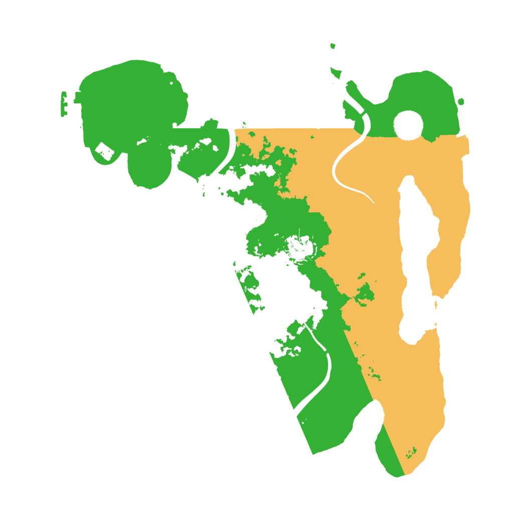 Biome Rust Map: Procedural Map, Size: 3100, Seed: 32