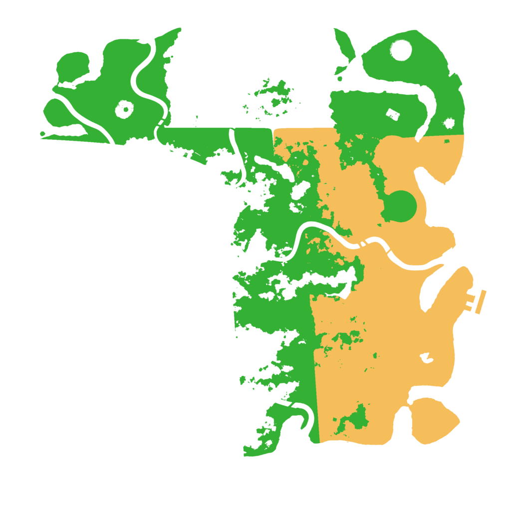 Biome Rust Map: Procedural Map, Size: 4250, Seed: 41000