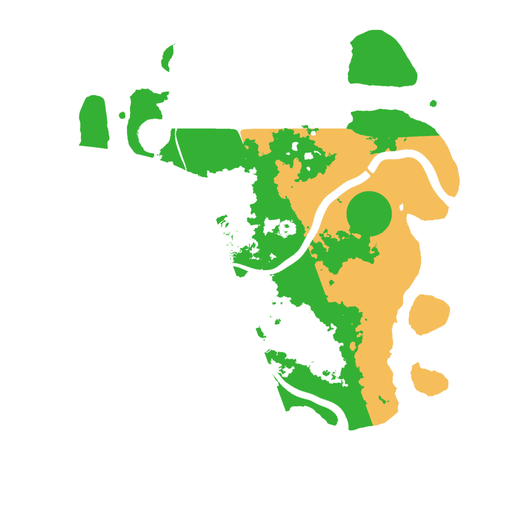 Biome Rust Map: Procedural Map, Size: 3000, Seed: 278501510