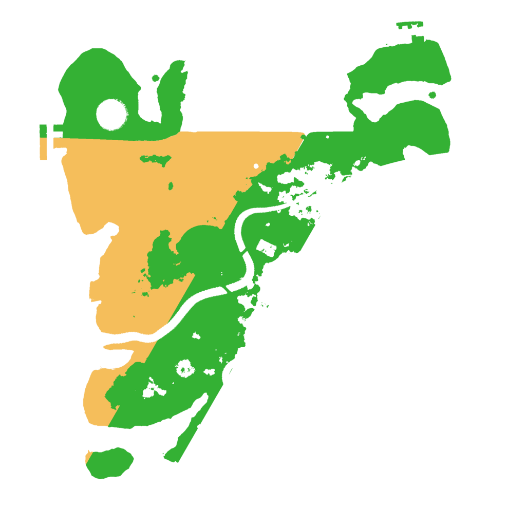Biome Rust Map: Procedural Map, Size: 3000, Seed: 9281075