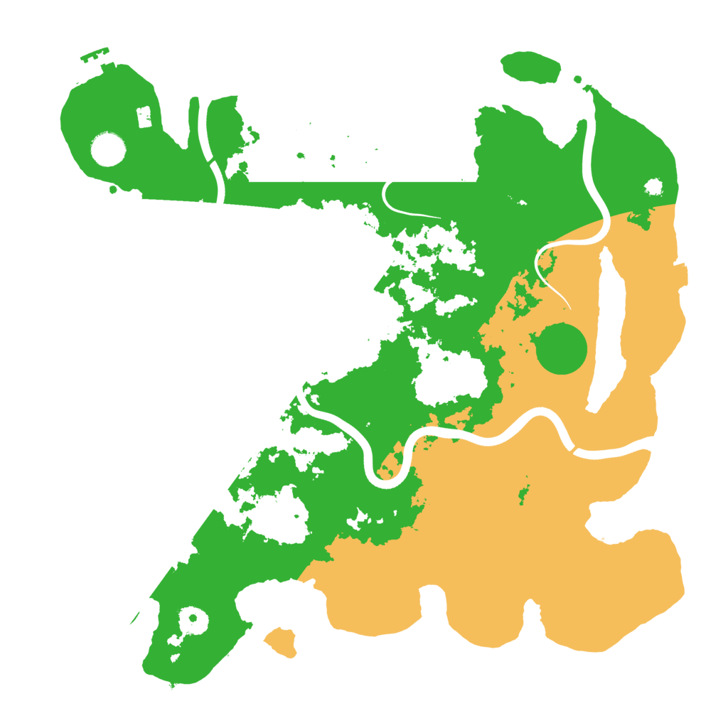 Biome Rust Map: Procedural Map, Size: 3750, Seed: 1386851334
