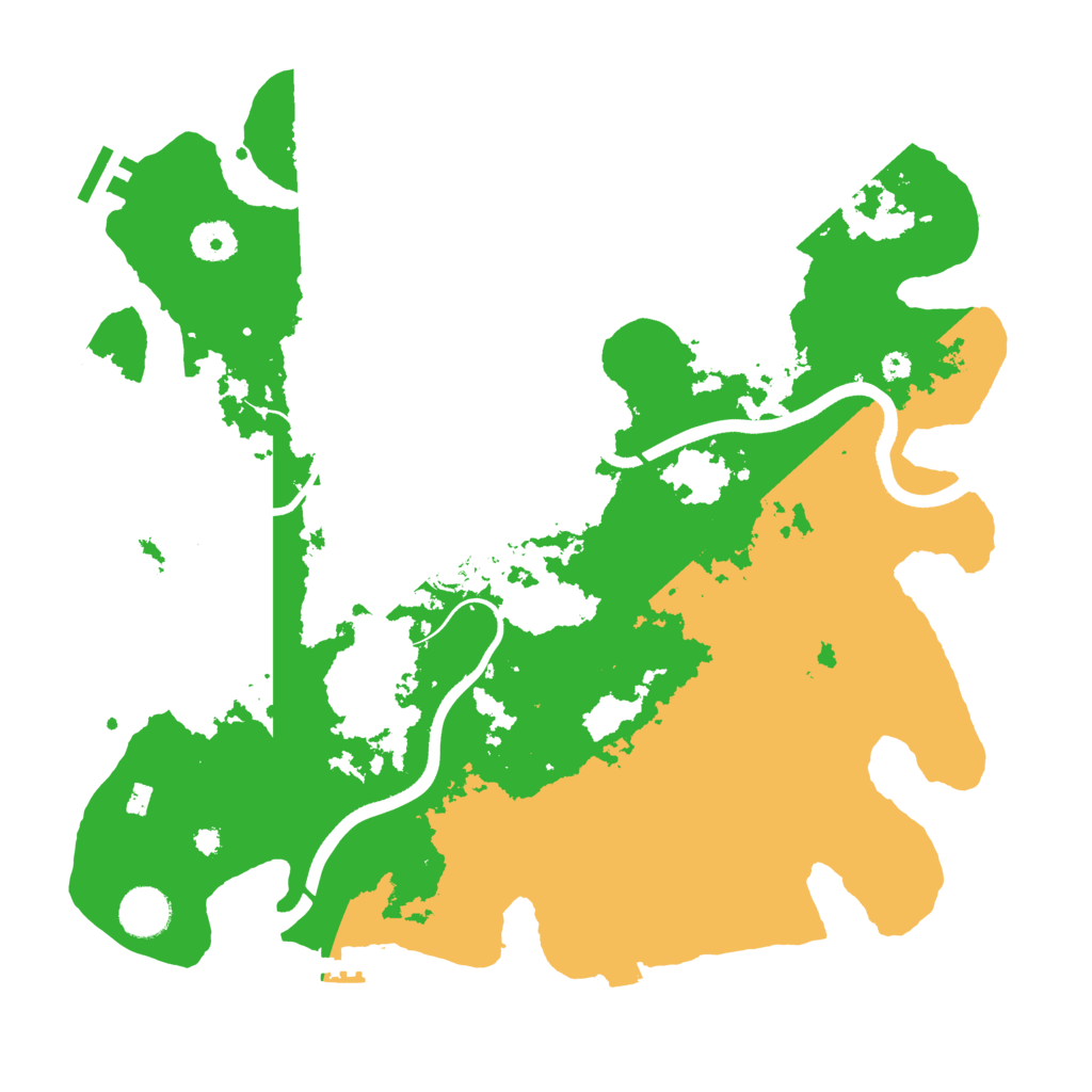 Biome Rust Map: Procedural Map, Size: 3750, Seed: 784512