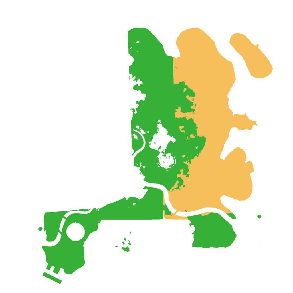 Biome Rust Map: Procedural Map, Size: 3000, Seed: 8541