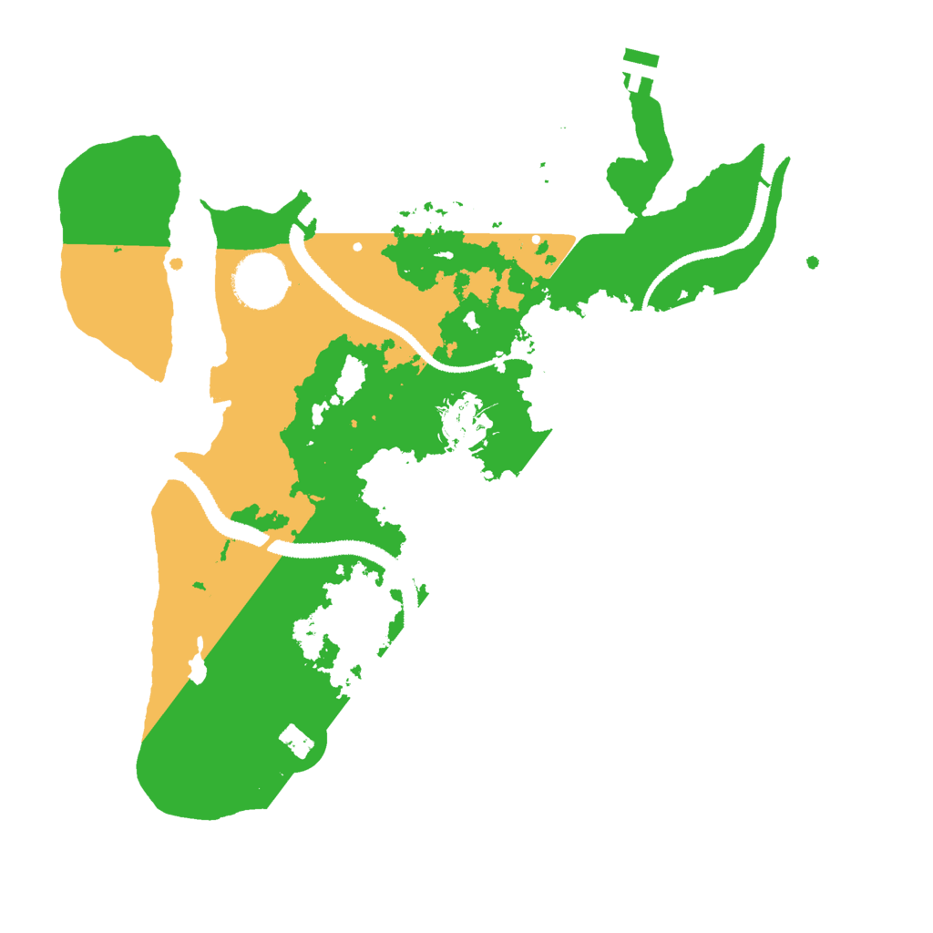 Biome Rust Map: Procedural Map, Size: 3000, Seed: 1568278750