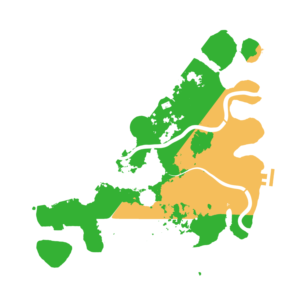 Biome Rust Map: Procedural Map, Size: 3400, Seed: 1153203432