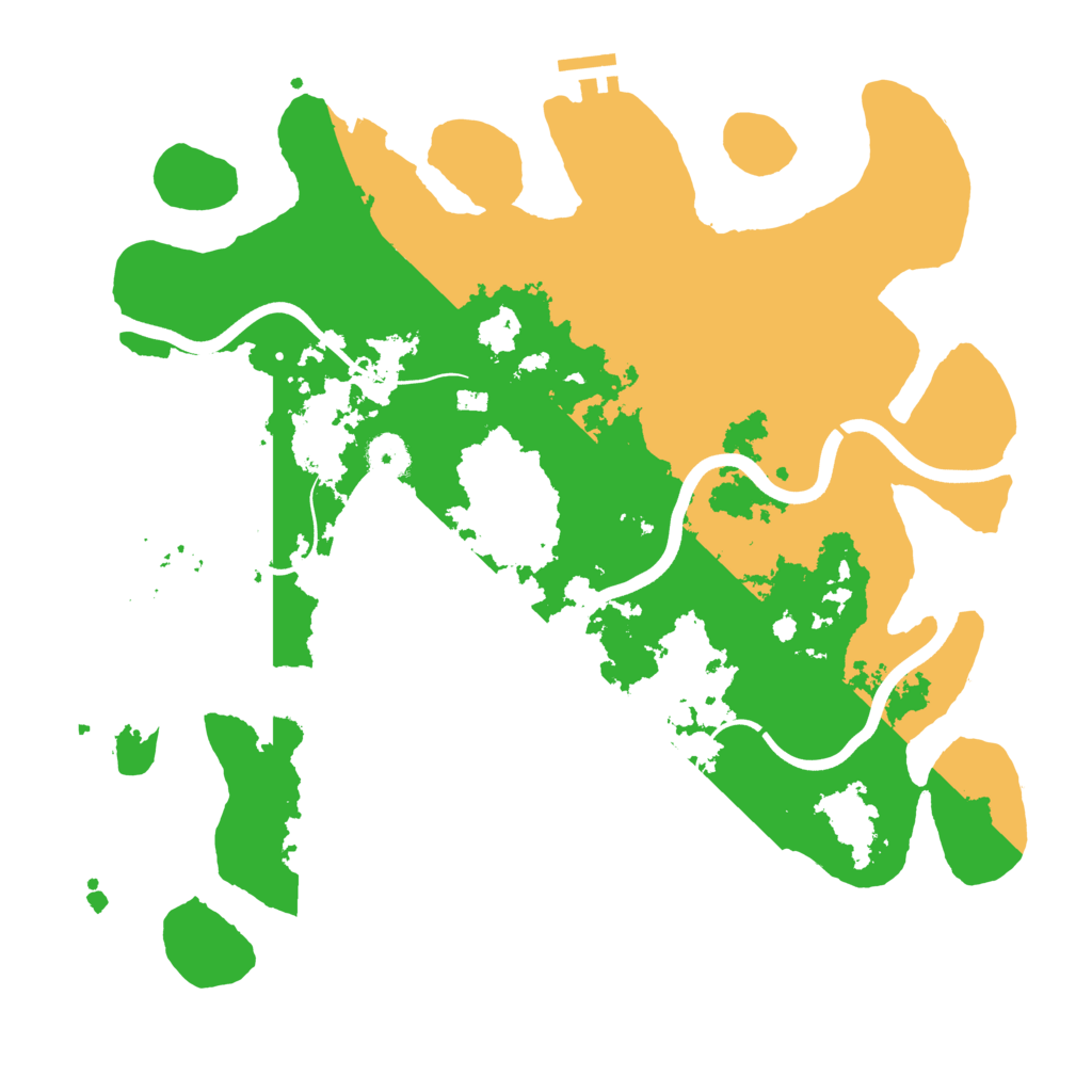 Biome Rust Map: Procedural Map, Size: 3800, Seed: 760191