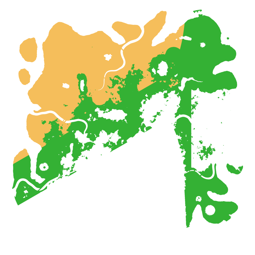 Biome Rust Map: Procedural Map, Size: 4500, Seed: 1228004054