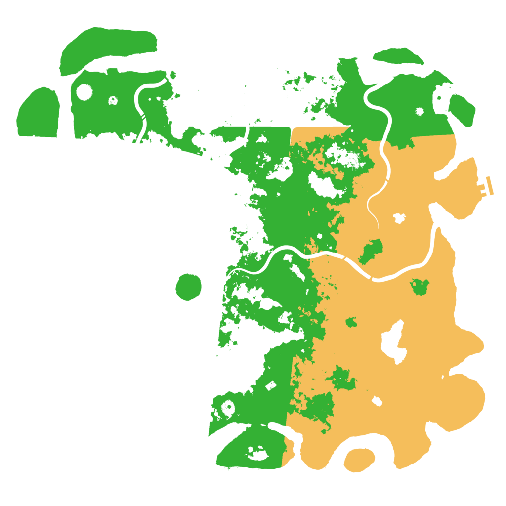 Biome Rust Map: Procedural Map, Size: 5500, Seed: 157074803